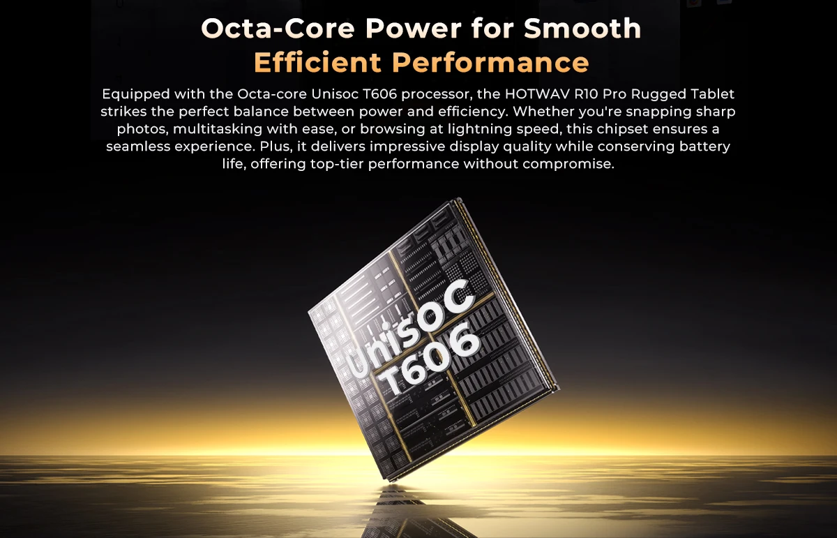 [Ship From Germany] HOTWAV R10 Pro Rugged Tablet 10.1'' HD+ Display 10800mAh Battery Android 14 8GB 256GB 13MP 4G Global Tablet
