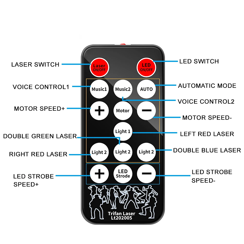 Datewink 9 Eyes RGB Stage Lights Effect 7CH DMX Control Stage Lighting Projector For DJ Disco Wedding Club Party Show Christmas