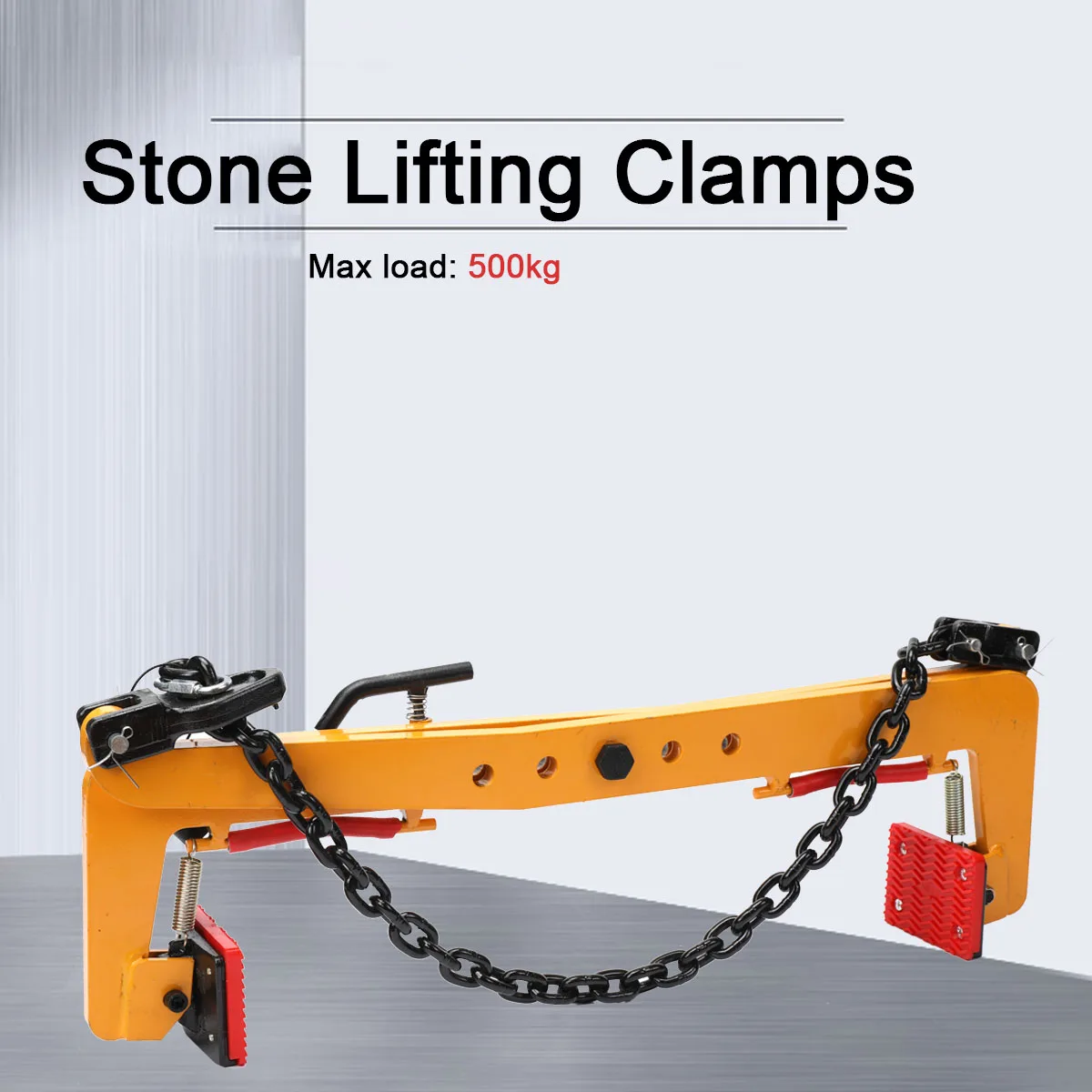 280/500kg Plate Crane Clamp Stone Girder Curbstone Pliers Sidewalk Offset Pliers curbstone Girder Lifter