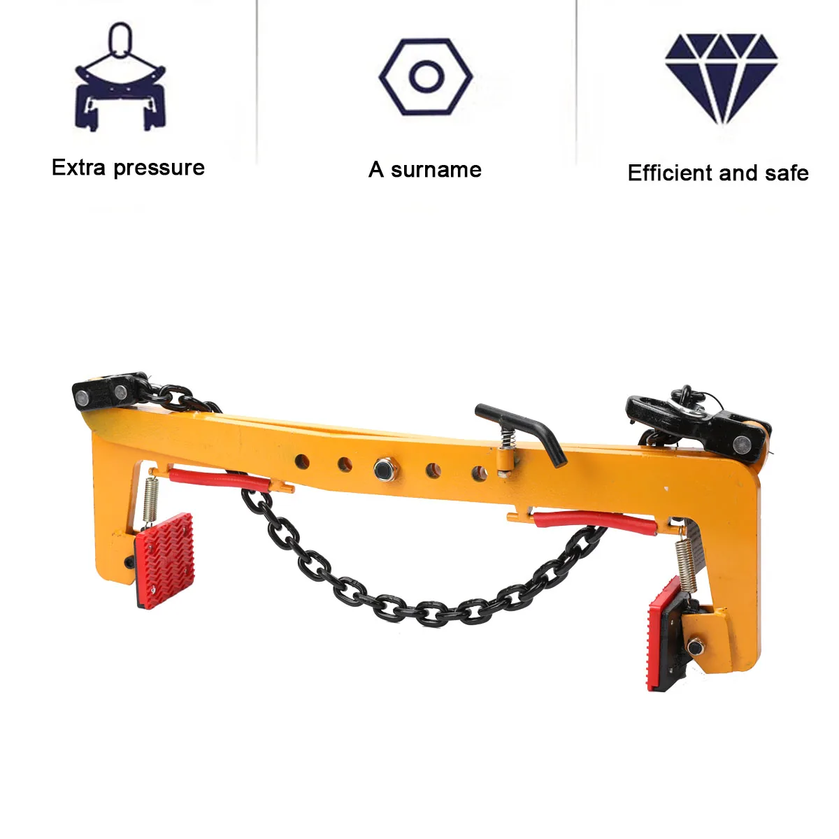 280/500kg Plate Crane Clamp Stone Girder Curbstone Pliers Sidewalk Offset Pliers curbstone Girder Lifter