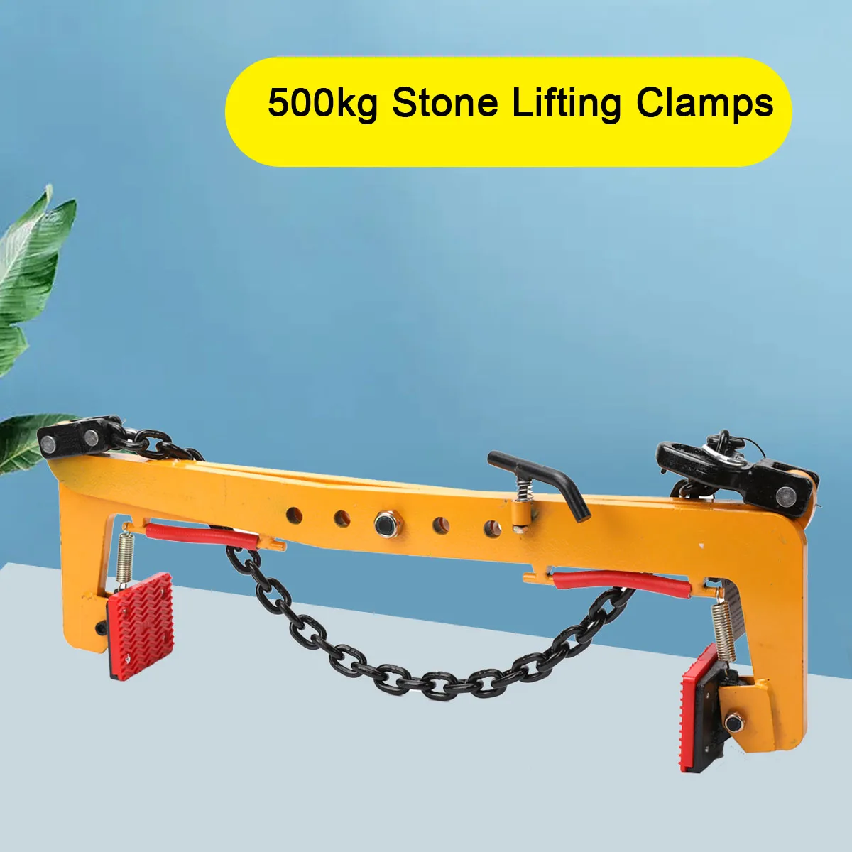 280/500kg Plate Crane Clamp Stone Girder Curbstone Pliers Sidewalk Offset Pliers curbstone Girder Lifter