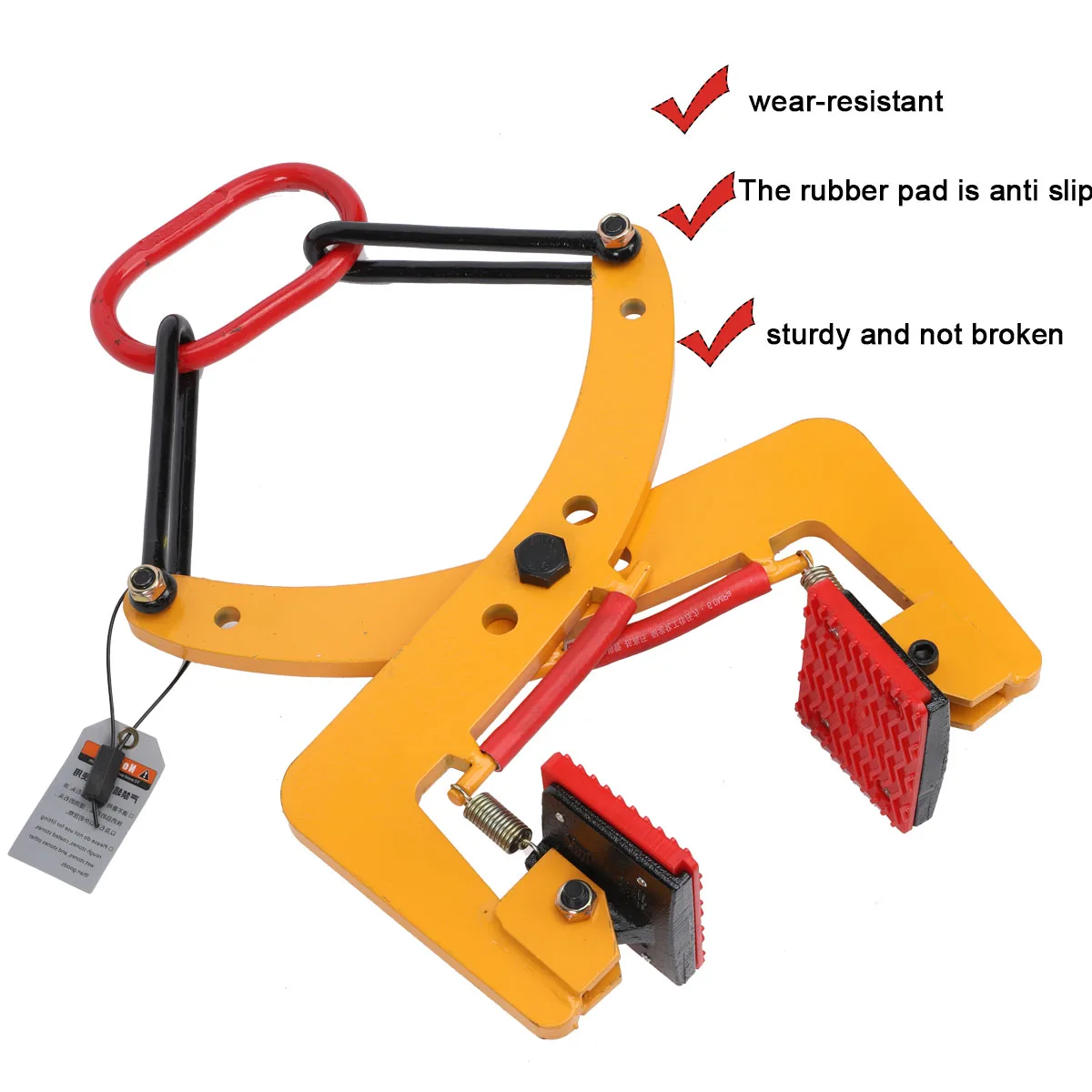 280/500kg Plate Crane Clamp Stone Girder Curbstone Pliers Sidewalk Offset Pliers curbstone Girder Lifter
