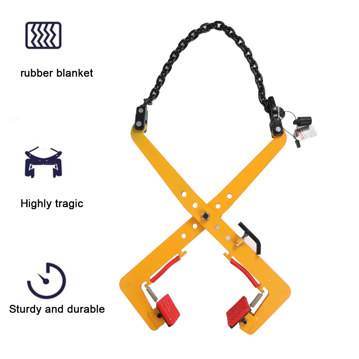 280/500kg Plate Crane Clamp Stone Girder Curbstone Pliers Sidewalk Offset Pliers curbstone Girder Lifter