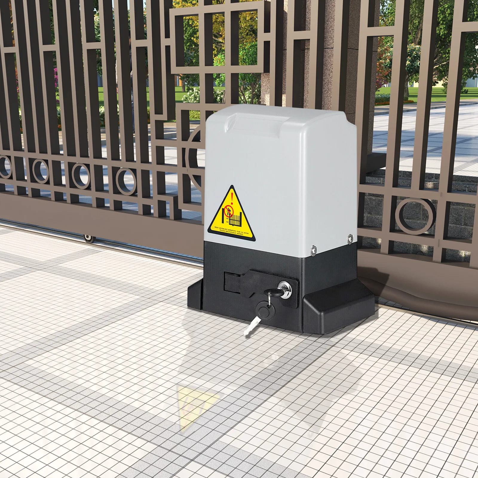550W/370W/750W Electric Sliding Gate Opener AC Motor Gate Automatic Door Operators Heavy Duty Garage Door Opener Kit 2000KG