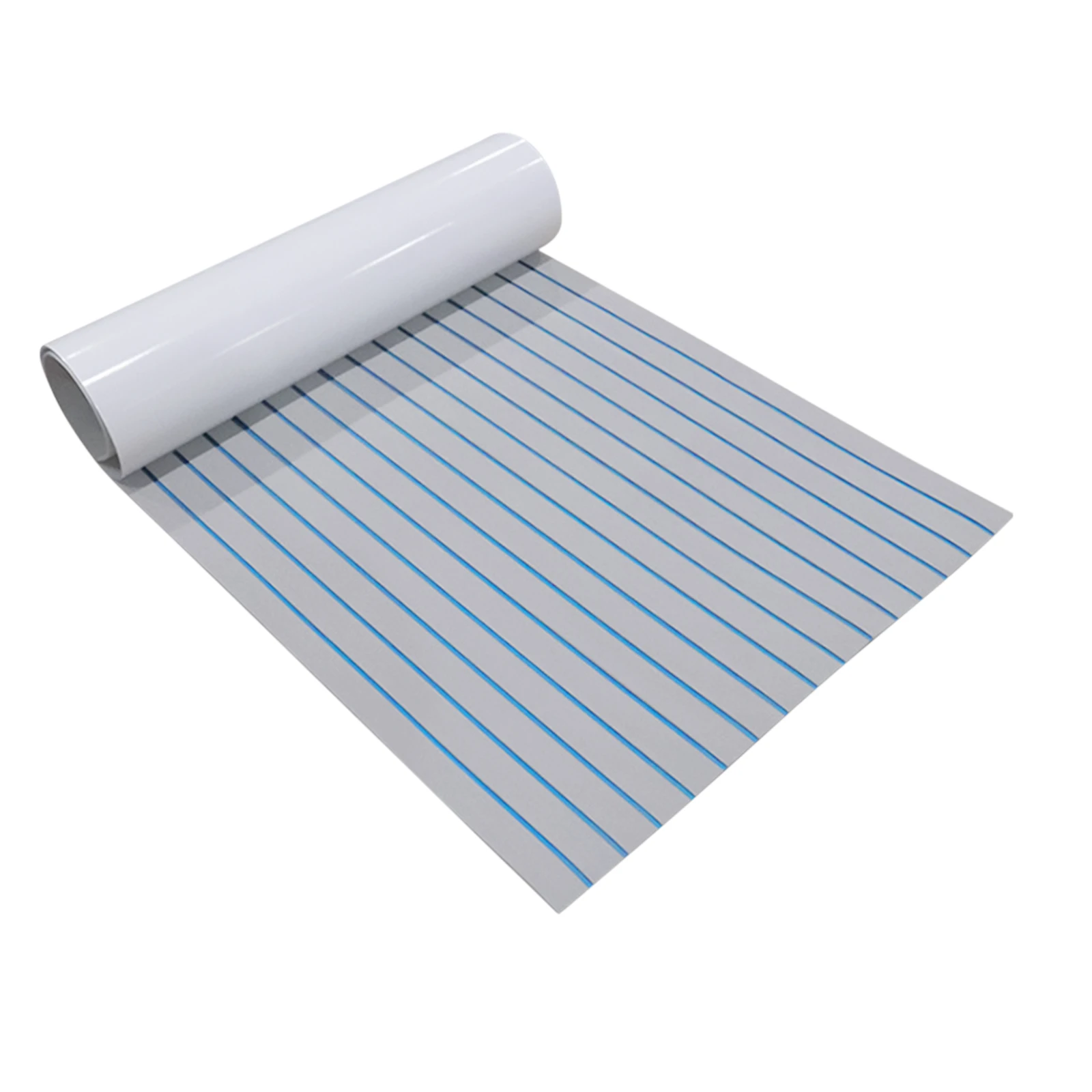 240*60cm/240*90cm EVA Foam Non-Slip Boat Deck Mat 6mm Thick Waterproof Marine Yacht Faux Teak Decking Sheet Flooring Carpet Pad