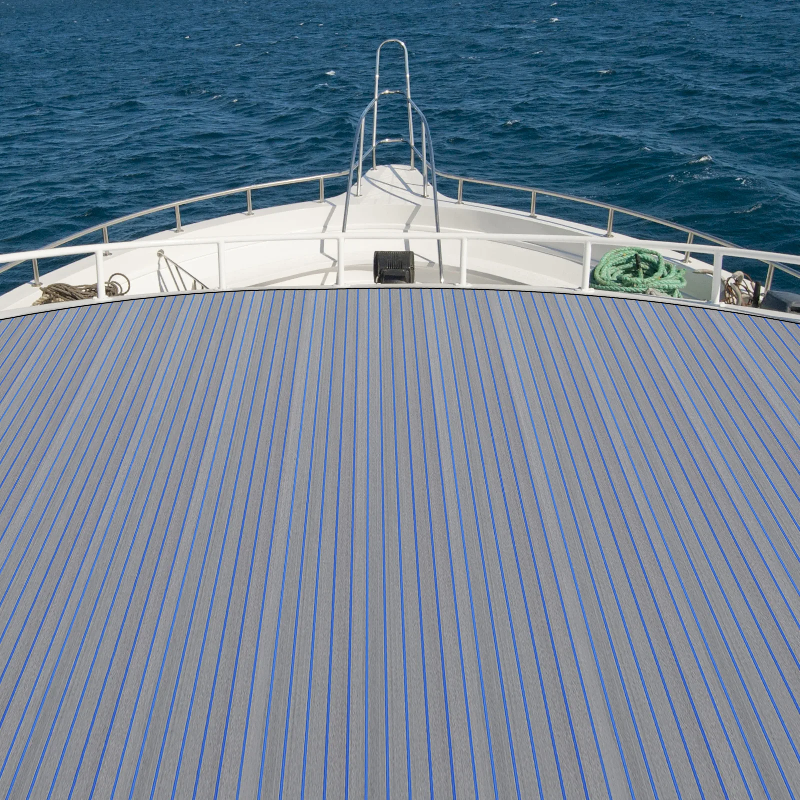 240*60cm/240*90cm EVA Foam Non-Slip Boat Deck Mat 6mm Thick Waterproof Marine Yacht Faux Teak Decking Sheet Flooring Carpet Pad