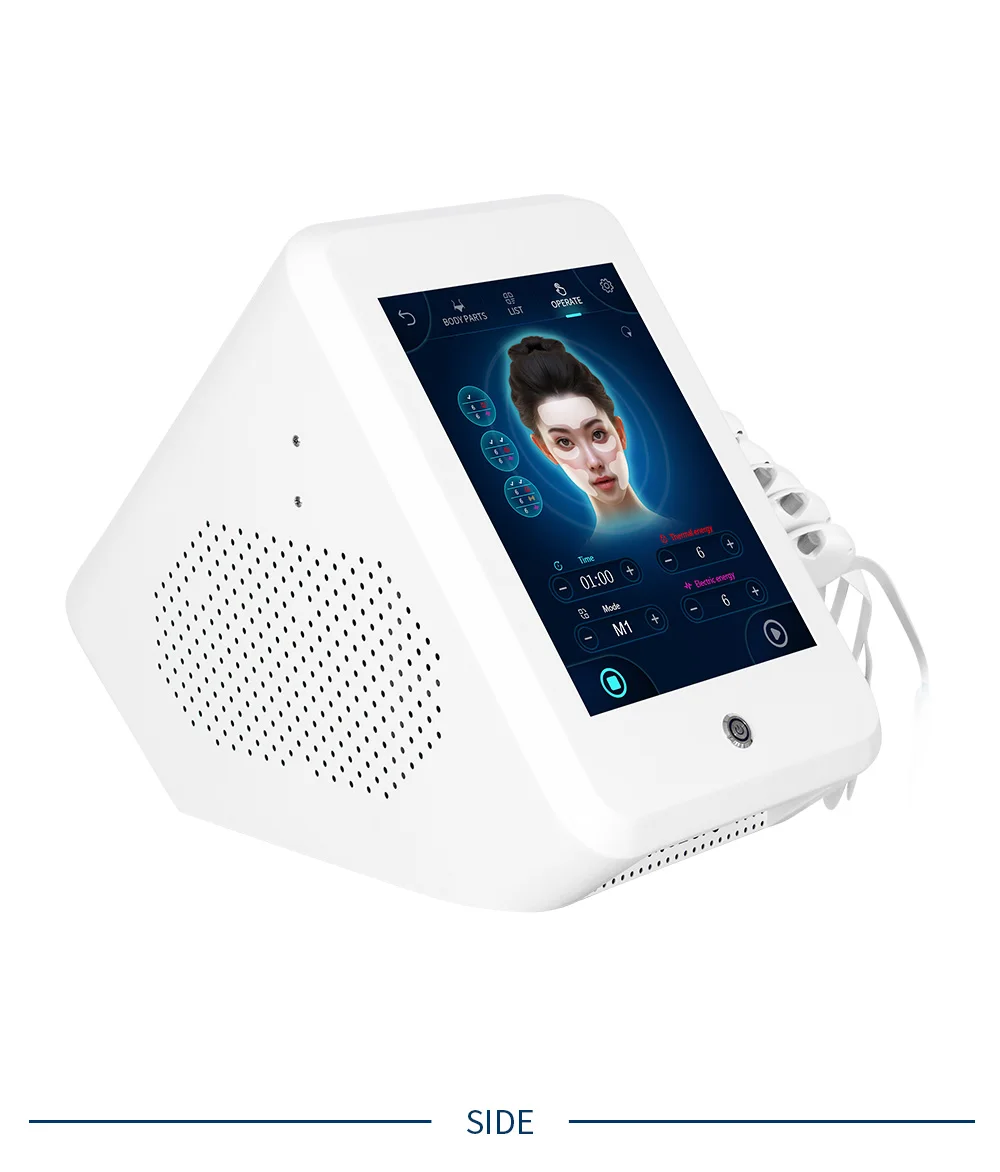 EMS RF PEFACE Professional Facial MYOslim Electrostimulation Machine Emrf Face Face Lifting Sculpt Face Pads Massager Device