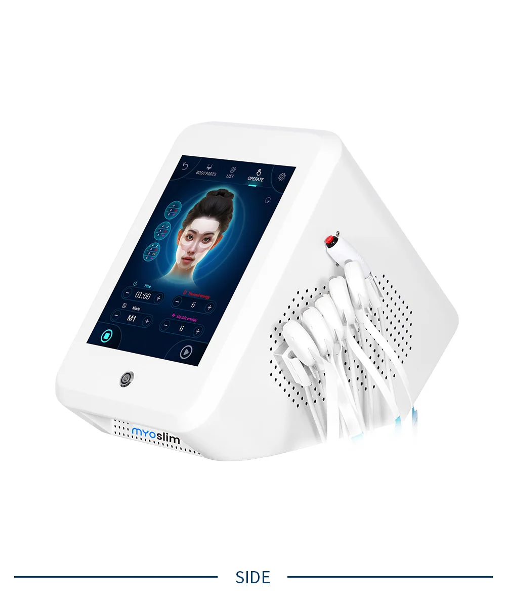 EMS RF PEFACE Professional Facial MYOslim Electrostimulation Machine Emrf Face Face Lifting Sculpt Face Pads Massager Device