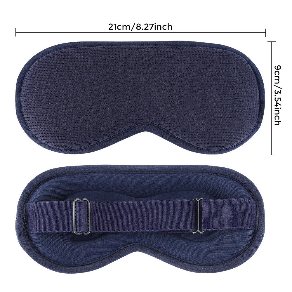 3D Hot Compress Electric Steam Eye Mask 3 Level Constant Temperature Smart Timing Sleep Shading Massage Eye Mask Relief Sleeping
