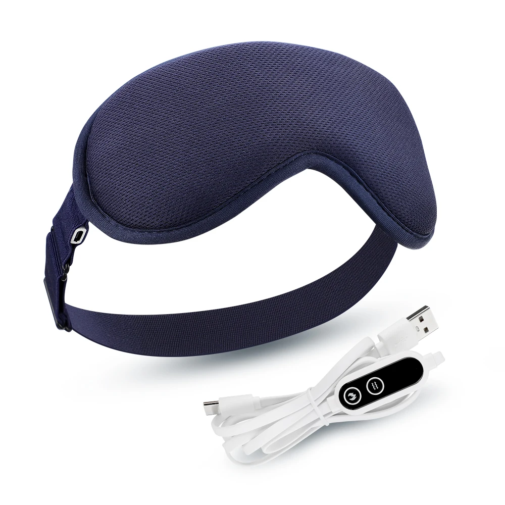 3D Hot Compress Electric Steam Eye Mask 3 Level Constant Temperature Smart Timing Sleep Shading Massage Eye Mask Relief Sleeping