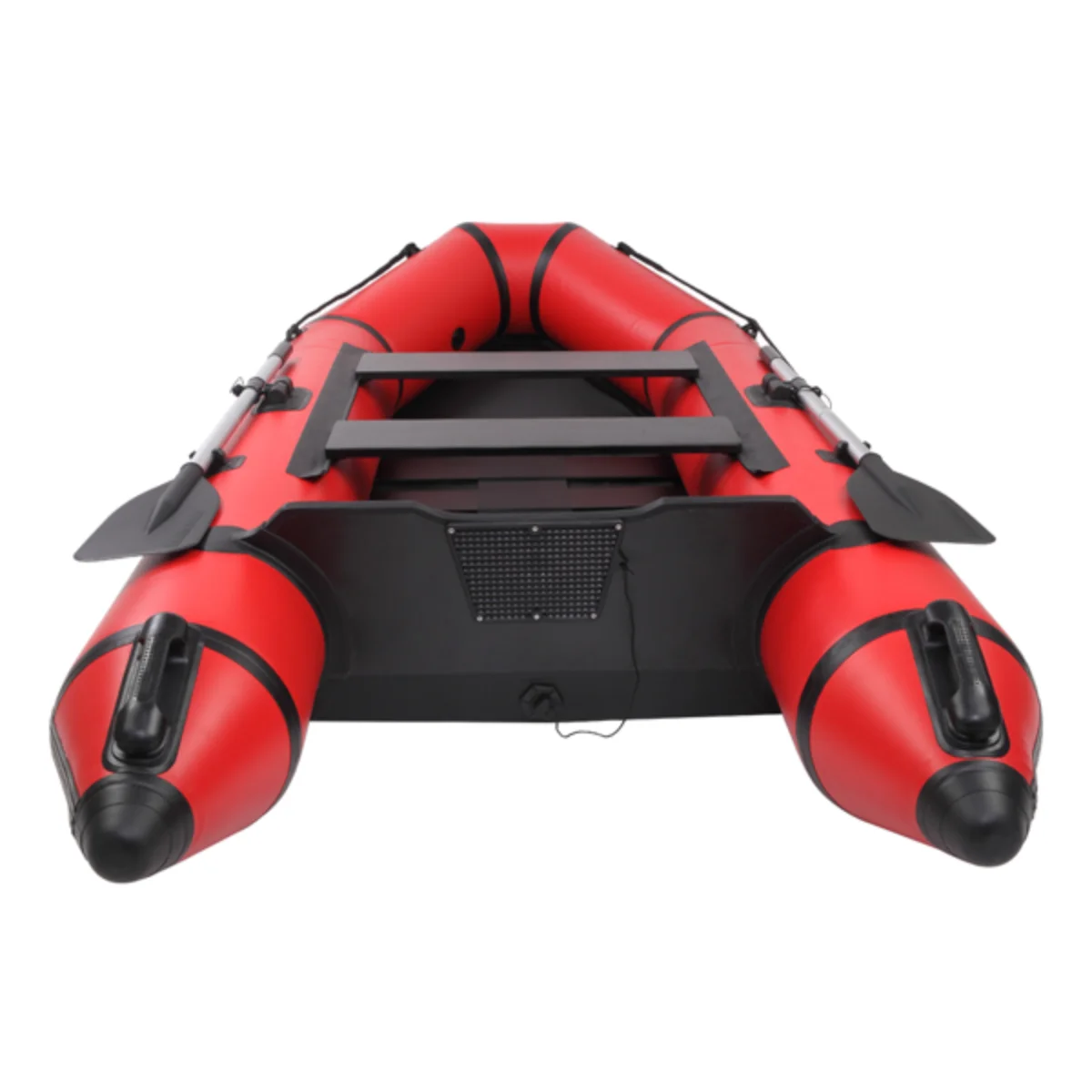 Camping Survivals 10ft PVC 330kg Water Adult Assault Boat Red Black