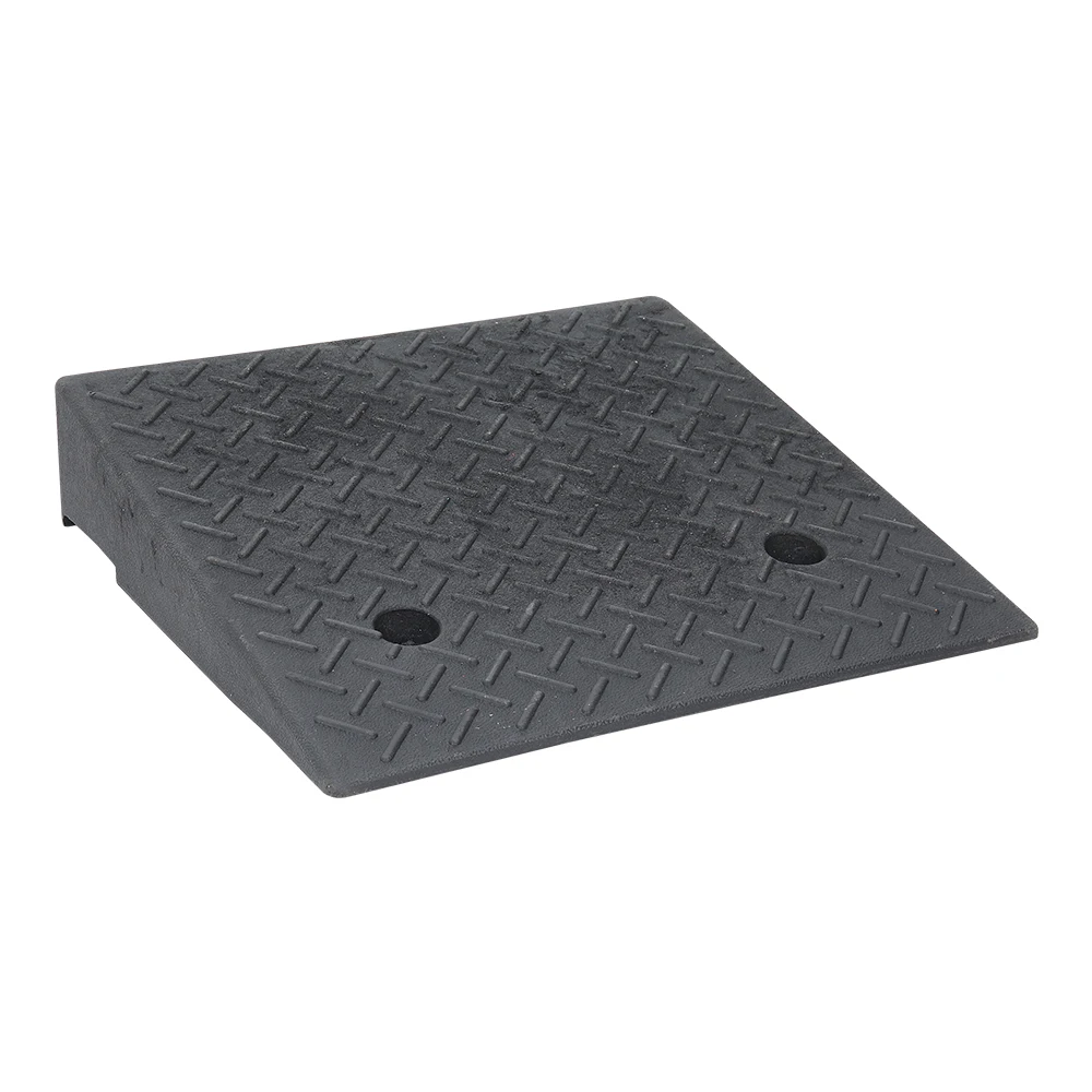 【Breeins】1/2Pc Rubber Kerb Ramp Curb Ramp Portable Heavy Duty Threshold Ramp Curb Ramp Suitable for Doorway Wheelchair Bike
