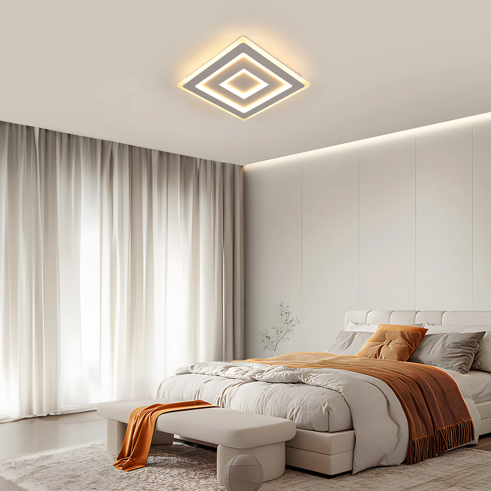 LED Ceiling Light 51W Modern Square Design LED Ceiling Lamp Cool White/Natural White/Warm White Ceiling Lighting Fixture
