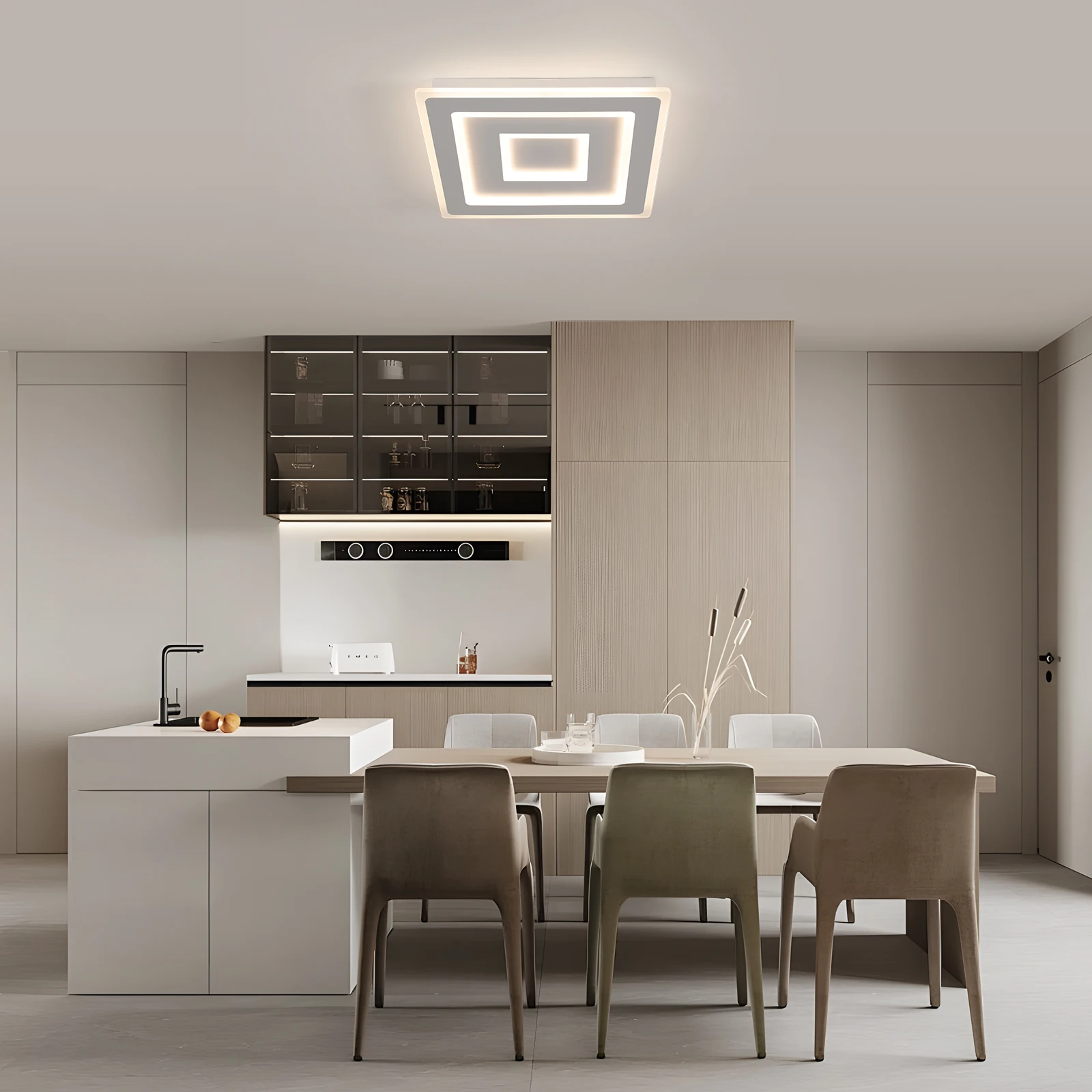 LED Ceiling Light 51W Modern Square Design LED Ceiling Lamp Cool White/Natural White/Warm White Ceiling Lighting Fixture