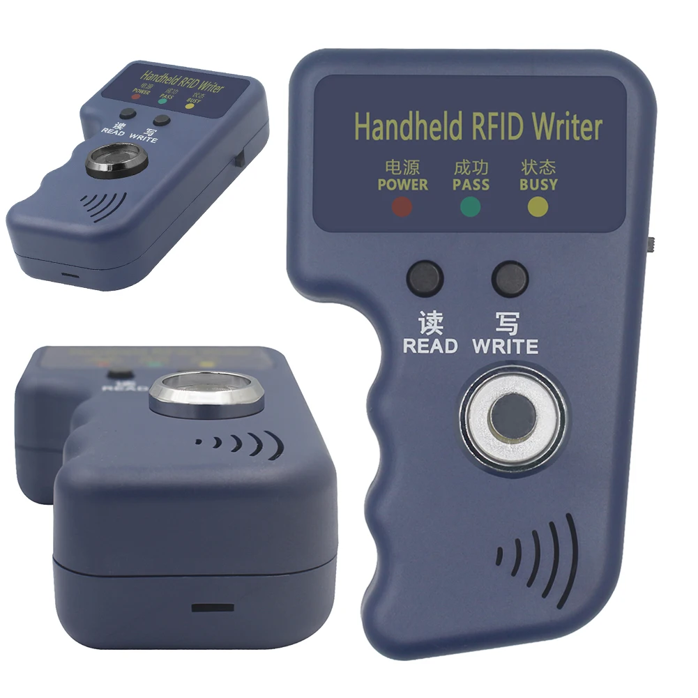 125kHz TM Copier RFID Duplicator Reader Key Writer Cloner Handheld RFID Writer Fit for T5577 EM4305 CET5200 TM Chip Cards