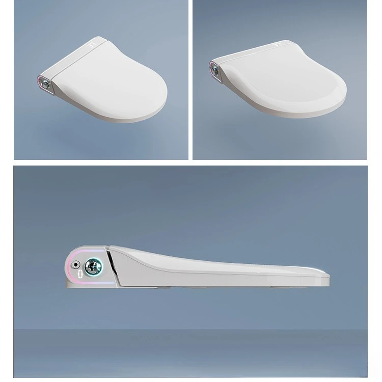 Auto Flip Smart Toilet Seat Cover with Constant Temperature Heating Multi Function Universal Bidet
