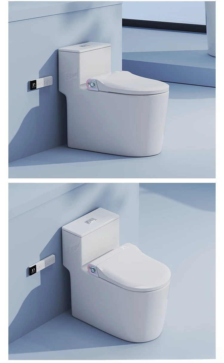 Auto Flip Smart Toilet Seat Cover with Constant Temperature Heating Multi Function Universal Bidet