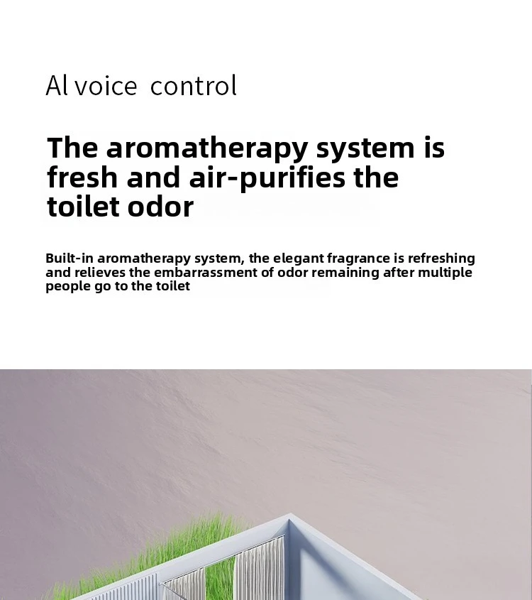 Auto Flip Smart Toilet Seat Cover with Constant Temperature Heating Multi Function Universal Bidet