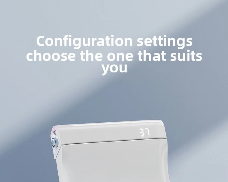 Auto Flip Smart Toilet Seat Cover with Constant Temperature Heating Multi Function Universal Bidet