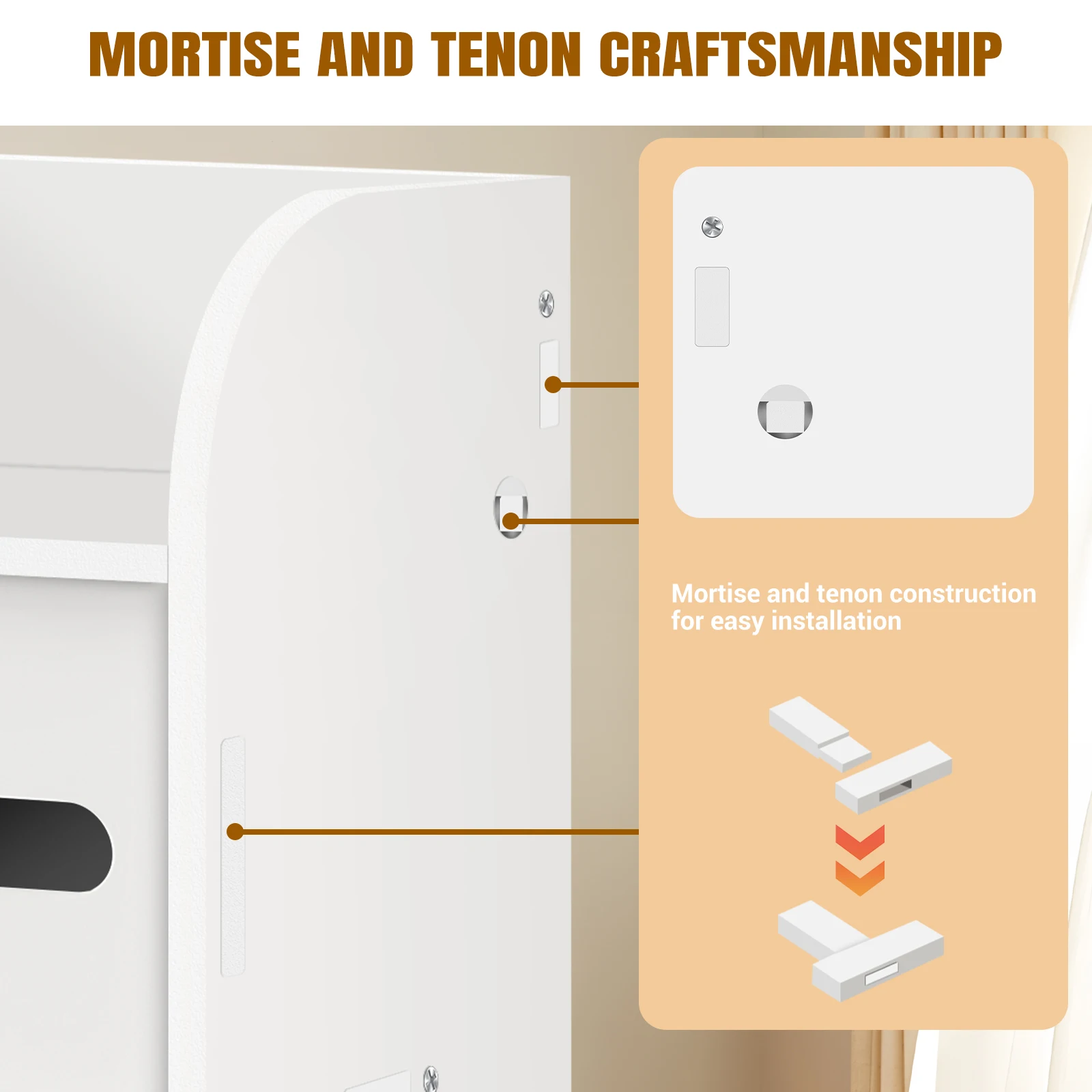 BRIEFNESS White Bathroom Cabinet Tall Slimline Shelf Bathroom Cabinet Bathroom Organiser Bedroom Cabinet Living Room Organiser