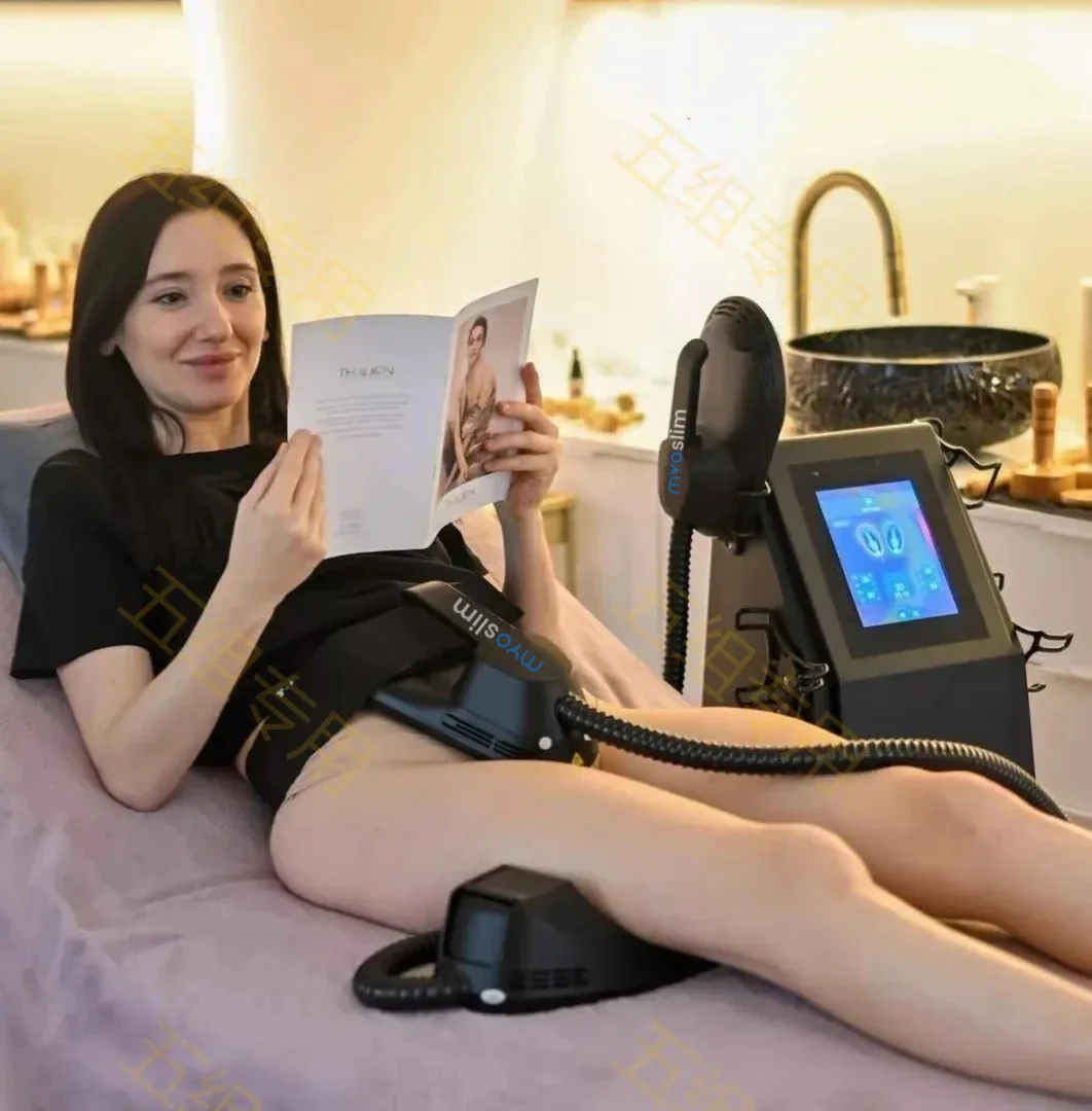 MYOslim 6500W EMS Body Sculpt Machine - Electromagnetic Therapy Fat Slimming Muscle Stimulation for Fitness And Body Shaping