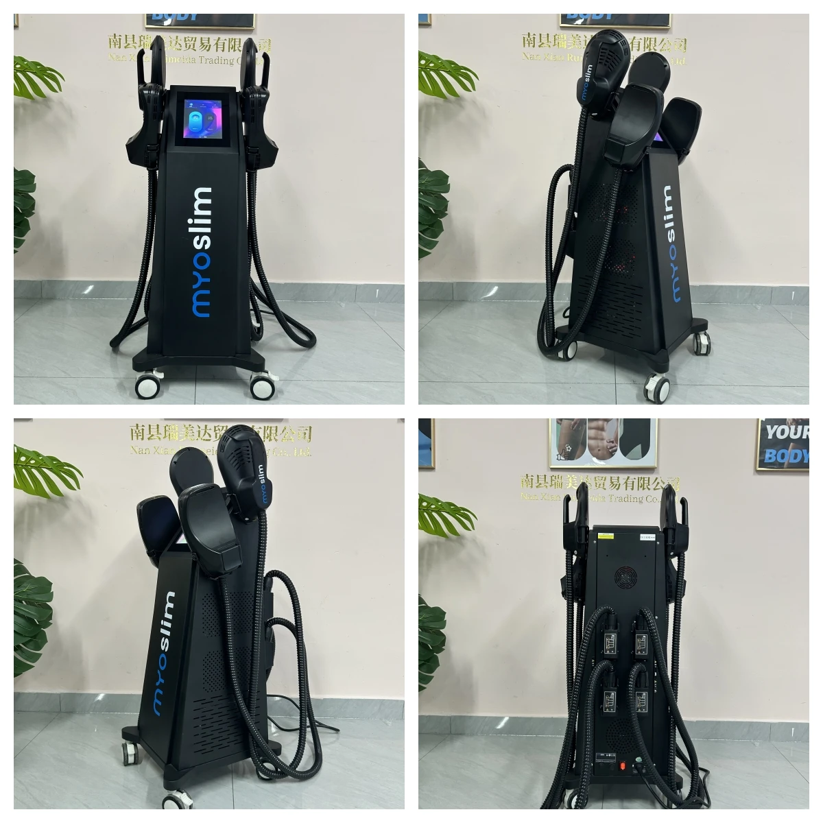 MYOslim 6500W EMS Body Sculpt Machine - Electromagnetic Therapy Fat Slimming Muscle Stimulation for Fitness And Body Shaping
