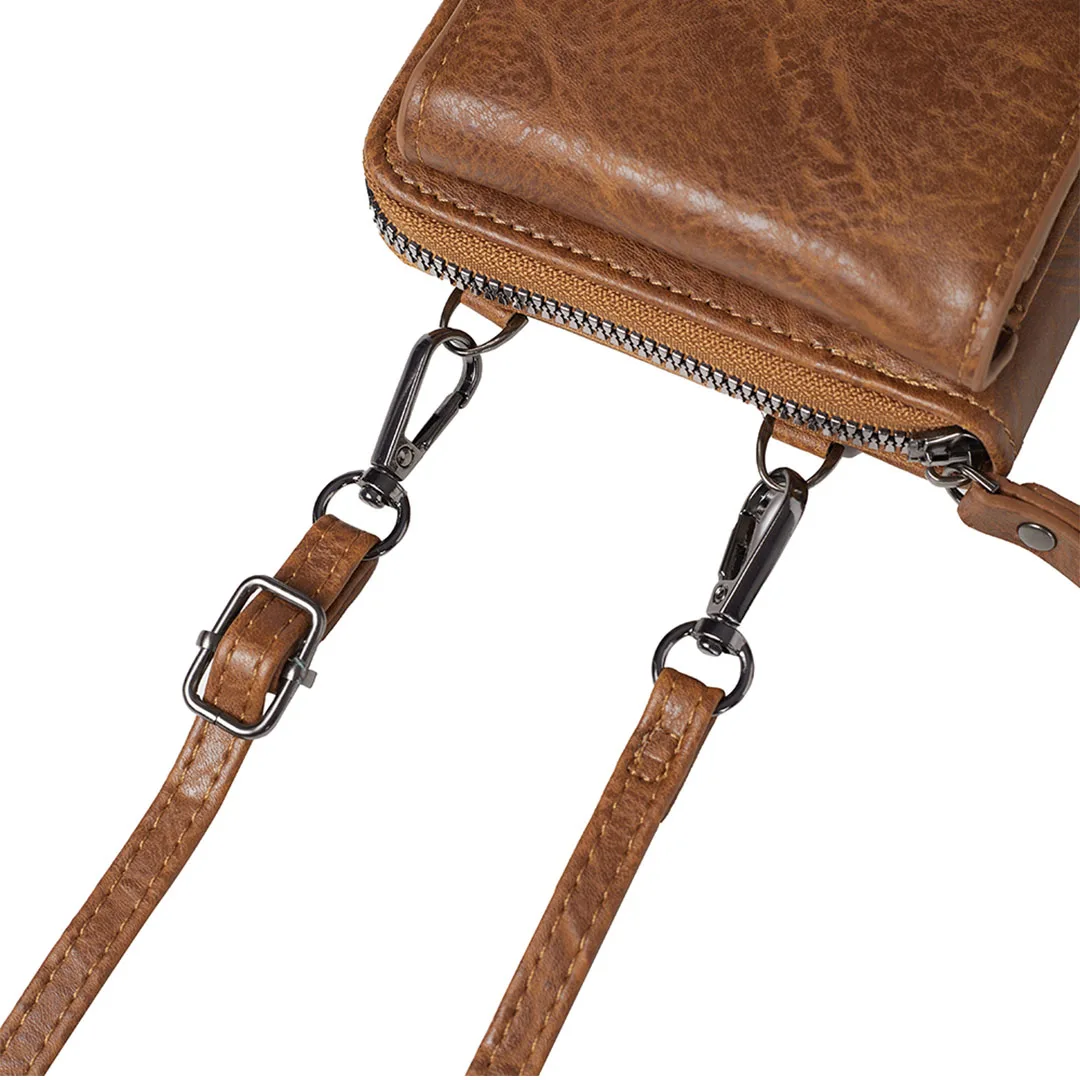 Voltsify Mini PU Leather Shoulder Crossbody Phone Bag with Adjustable Strap
