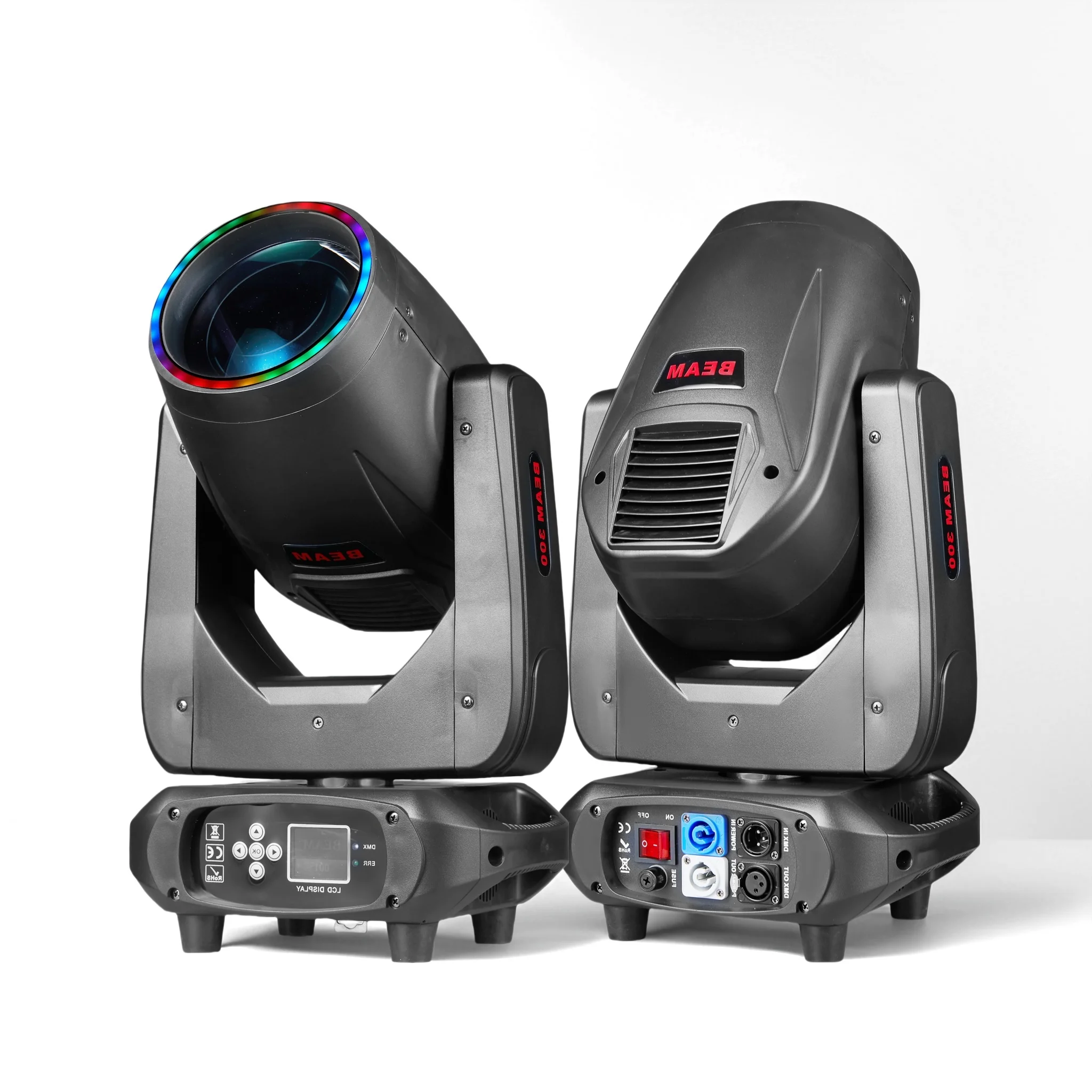LED 300W Beam Moving Head 14R Spot Cleaning Gobo 48 Rotating Prisms High Power Stage Light DMX Strobe Effect Spotlight For Bar