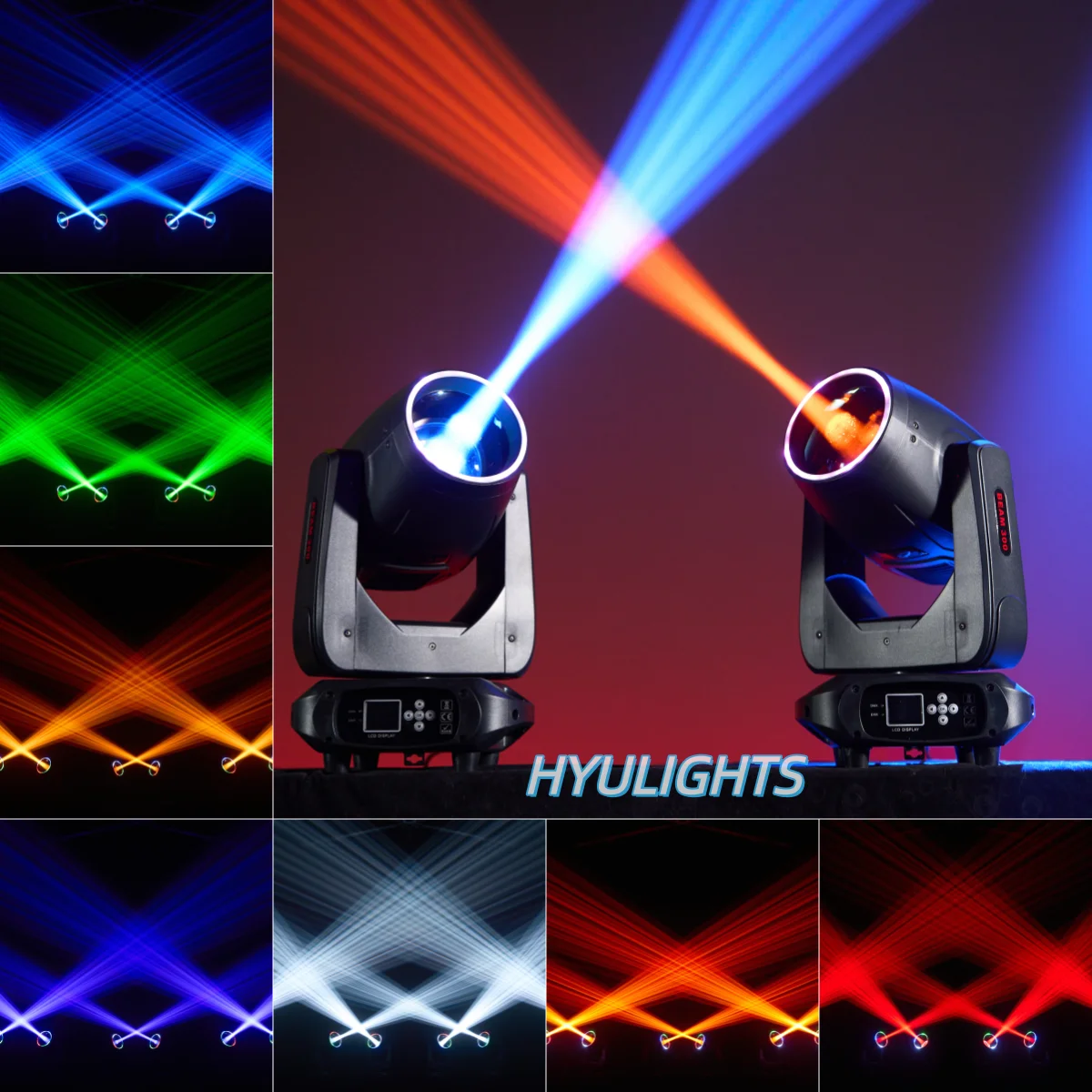 LED 300W Beam Moving Head 14R Spot Cleaning Gobo 48 Rotating Prisms High Power Stage Light DMX Strobe Effect Spotlight For Bar