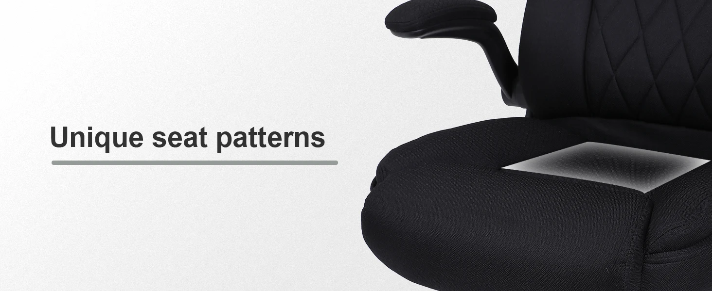 Ergonomic Office Chair, Desk chair with high backrest and height adjustable, Swivel chair with headrest Comfortable,