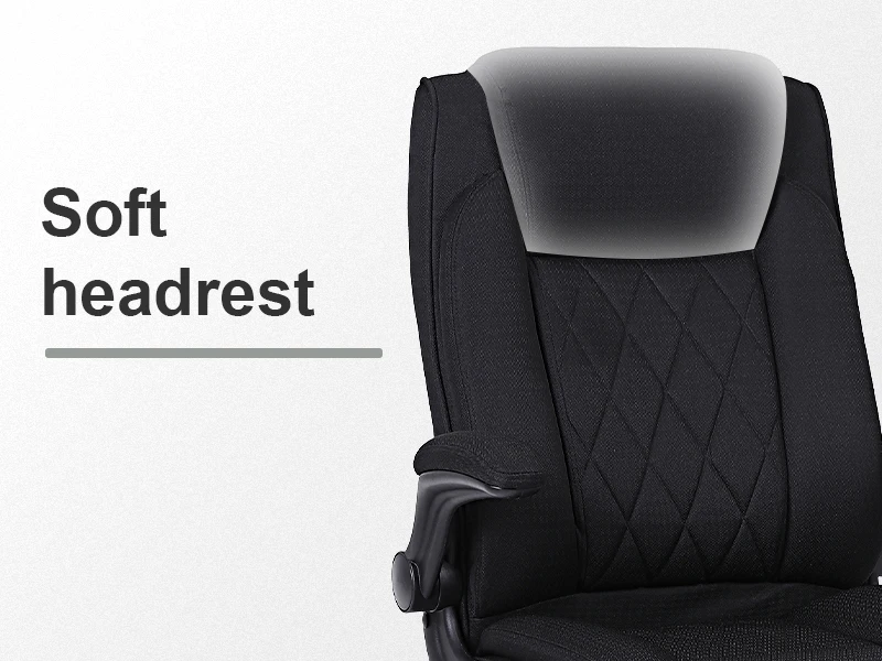 Ergonomic Office Chair, Desk chair with high backrest and height adjustable, Swivel chair with headrest Comfortable,