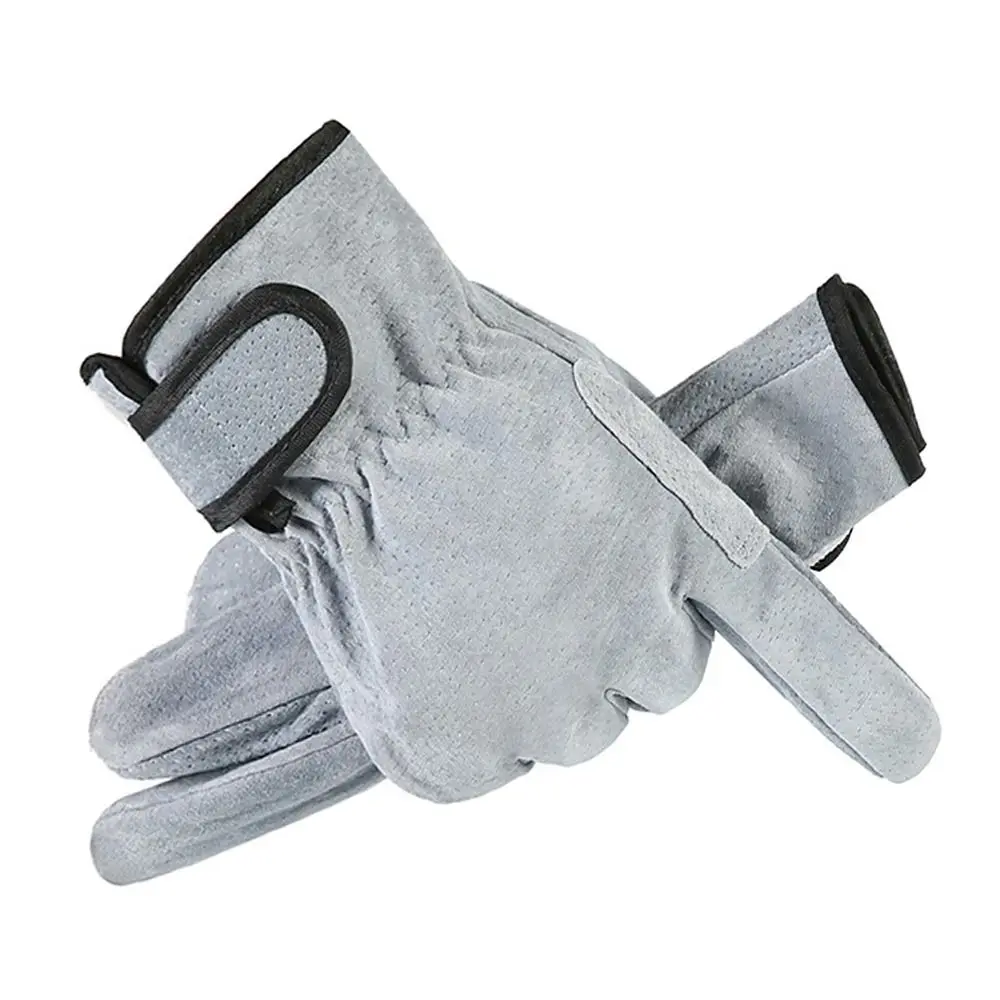 Leather Welding Gloves Flame Retardant Heat-Resistant Work Gloves Supplies Anti-cutting Glove Workplace Fireplace Oven Welder