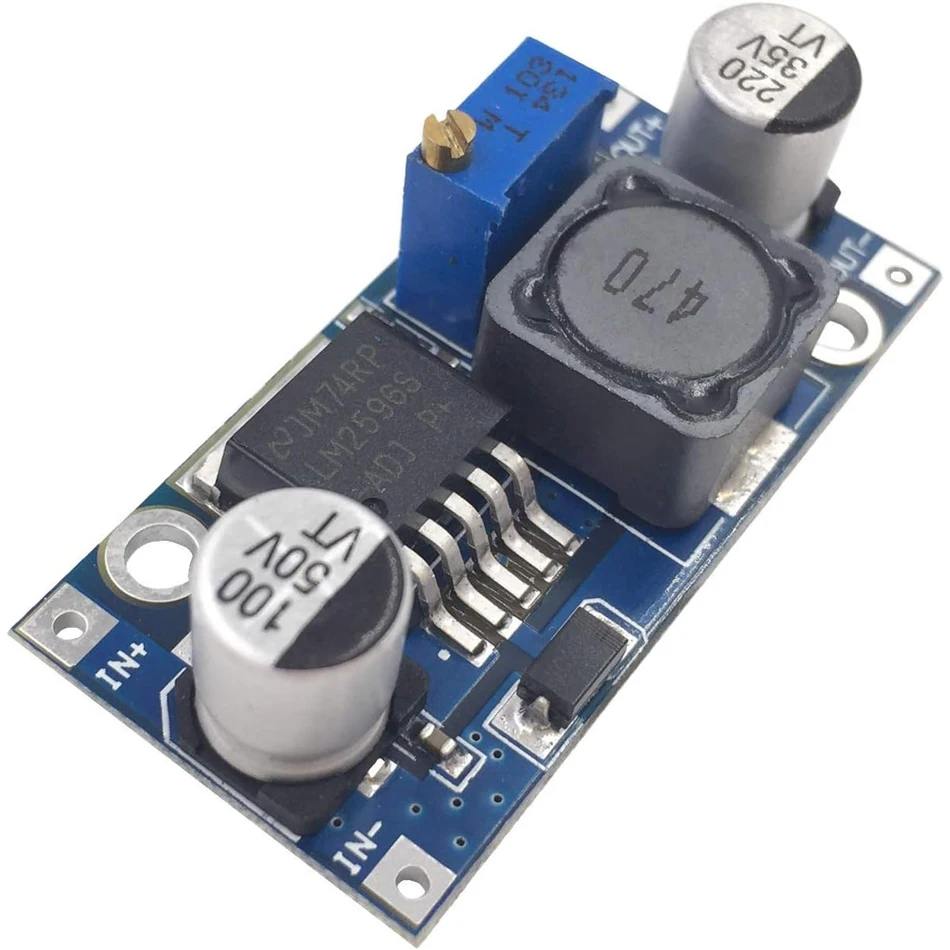 5 Pack LM2596S Buck Converter High Efficiency DC-DC Converter Voltage Regulator 3.0-40V to 1.5-35V Adjustable Output