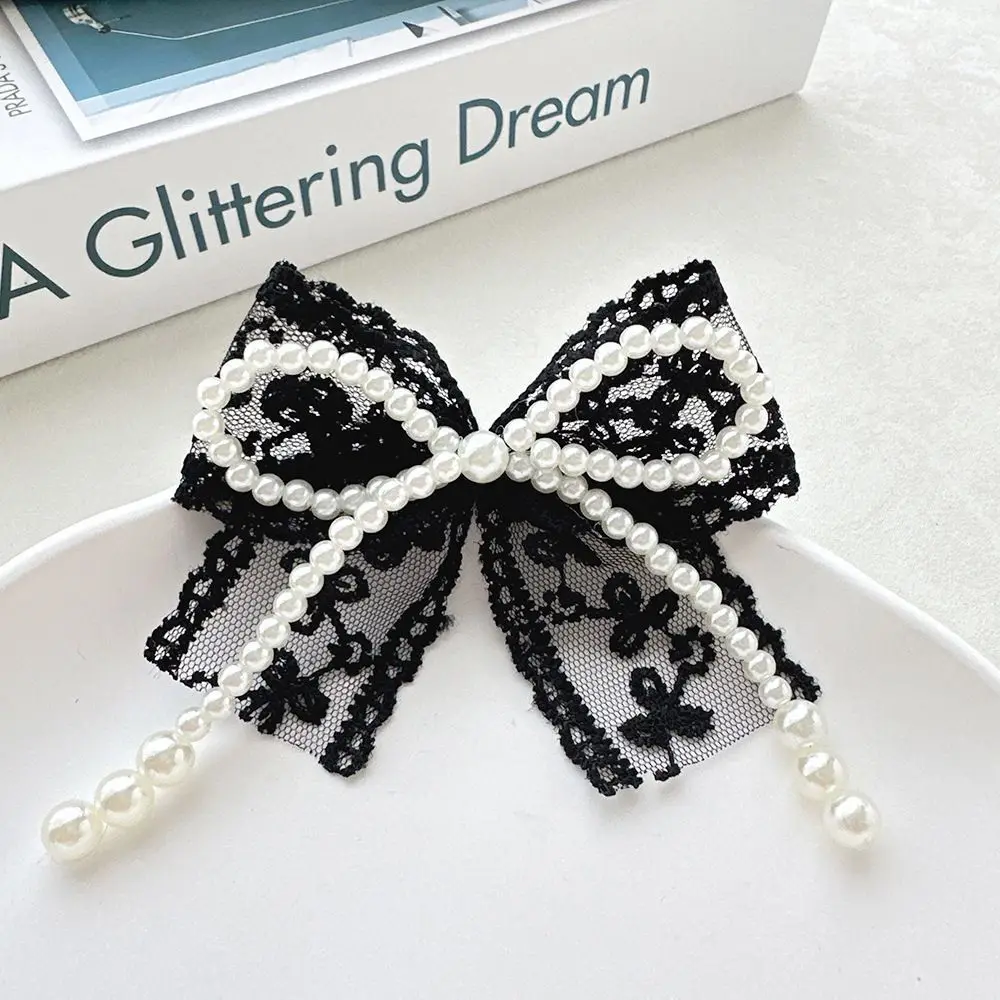 DIY Lace Pearl Bow Fashion set Shoe Charms for Clogs Accessories Slide Sandals Shoe Decoration Bukcle Pin for Sneaker Decorative