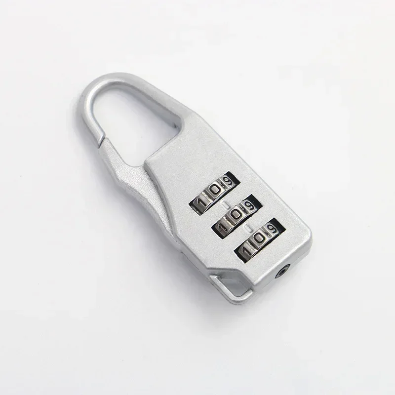 3 Digits Colorful Mini Password Code Combination Padlock Suitcase For Luggage Travel Smart Lock Keyed Anti-thieft Lock