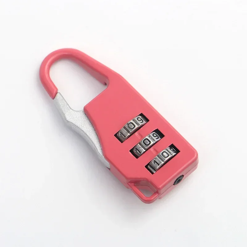 3 Digits Colorful Mini Password Code Combination Padlock Suitcase For Luggage Travel Smart Lock Keyed Anti-thieft Lock