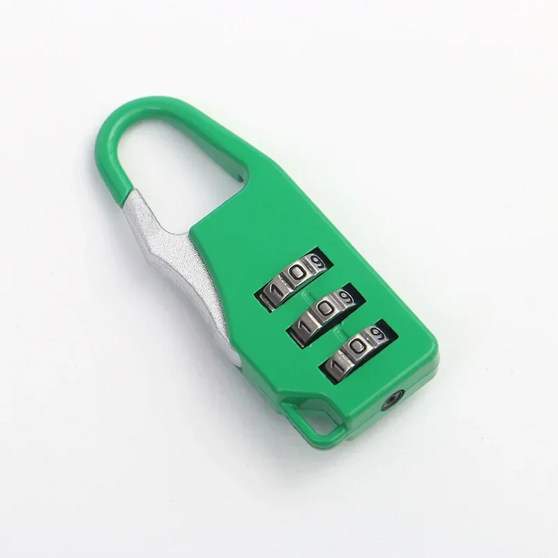 3 Digits Colorful Mini Password Code Combination Padlock Suitcase For Luggage Travel Smart Lock Keyed Anti-thieft Lock