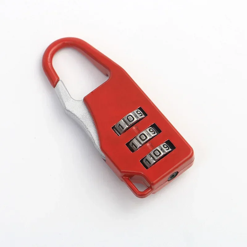 3 Digits Colorful Mini Password Code Combination Padlock Suitcase For Luggage Travel Smart Lock Keyed Anti-thieft Lock