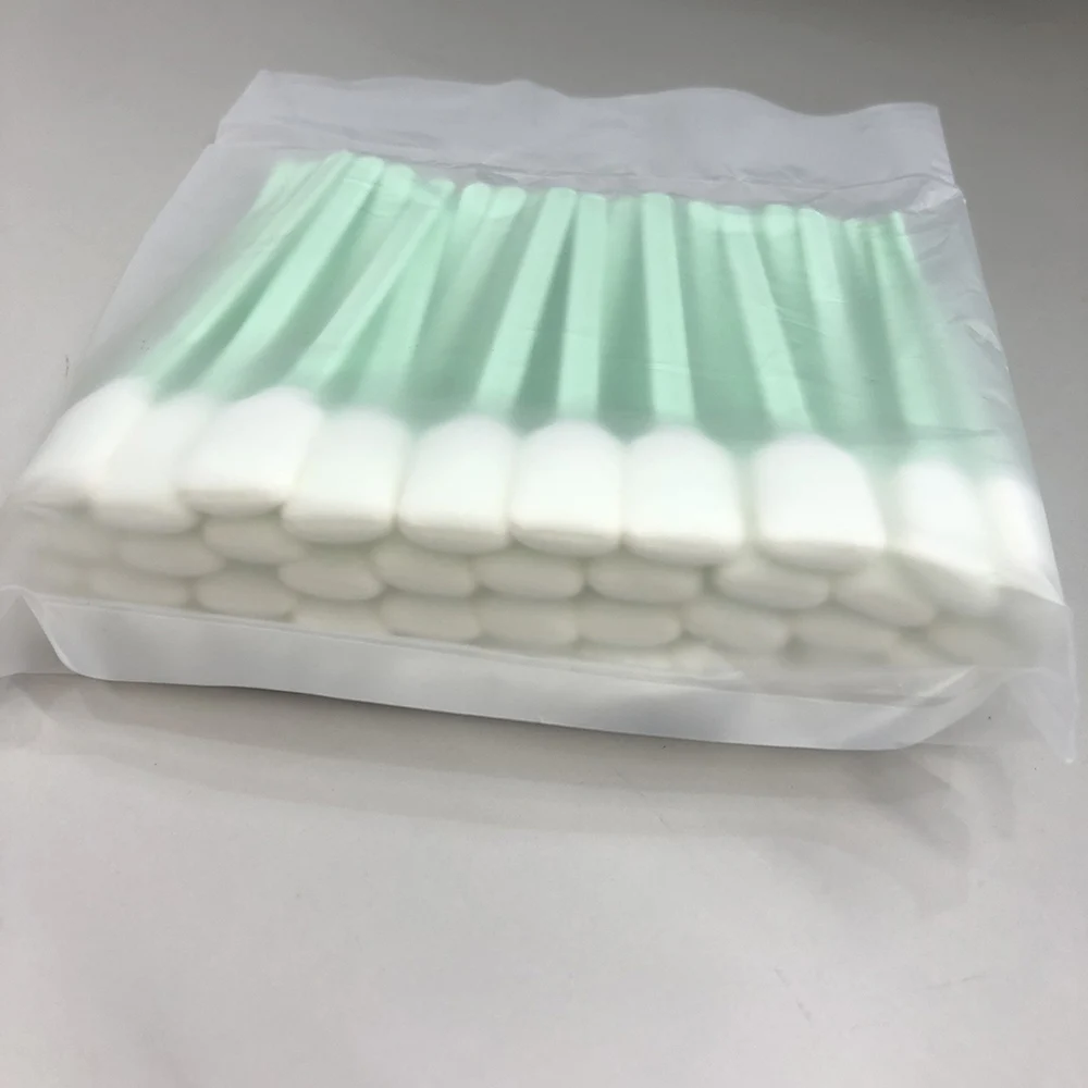50PCS/100pcs/150pcs Cleaning Tool For Epson Roland Mimaki Mutoh Printhead Cleaning Sponge Cotton Swab Clean Brush