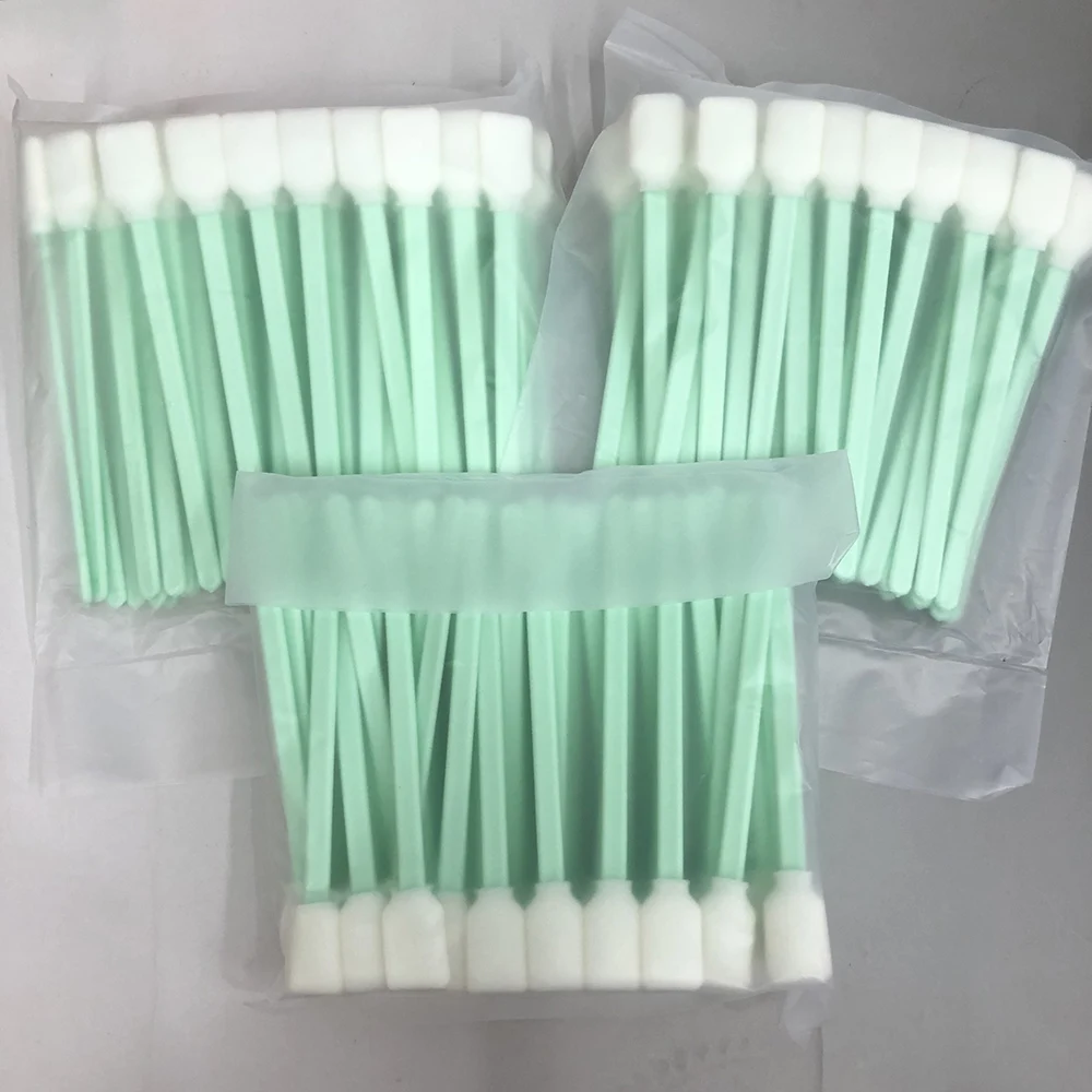 50PCS/100pcs/150pcs Cleaning Tool For Epson Roland Mimaki Mutoh Printhead Cleaning Sponge Cotton Swab Clean Brush
