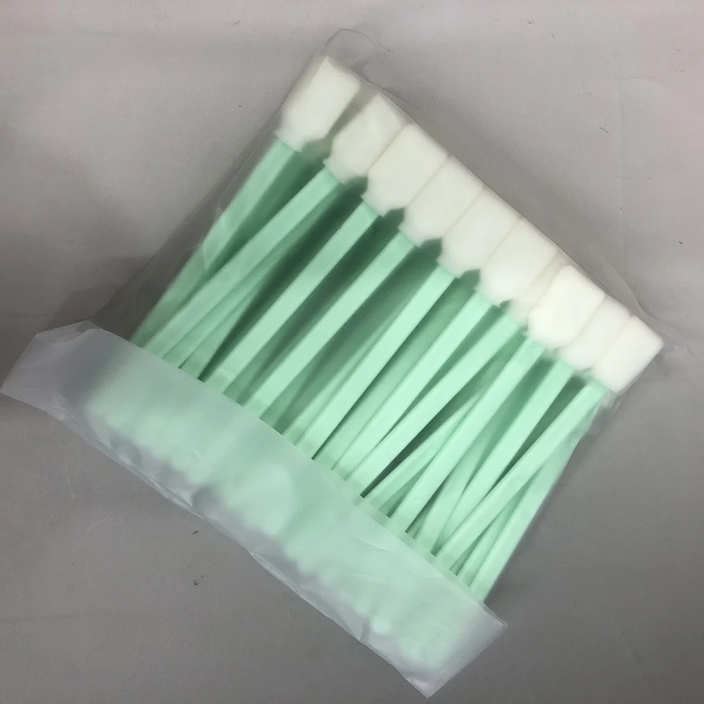 50PCS/100pcs/150pcs Cleaning Tool For Epson Roland Mimaki Mutoh Printhead Cleaning Sponge Cotton Swab Clean Brush
