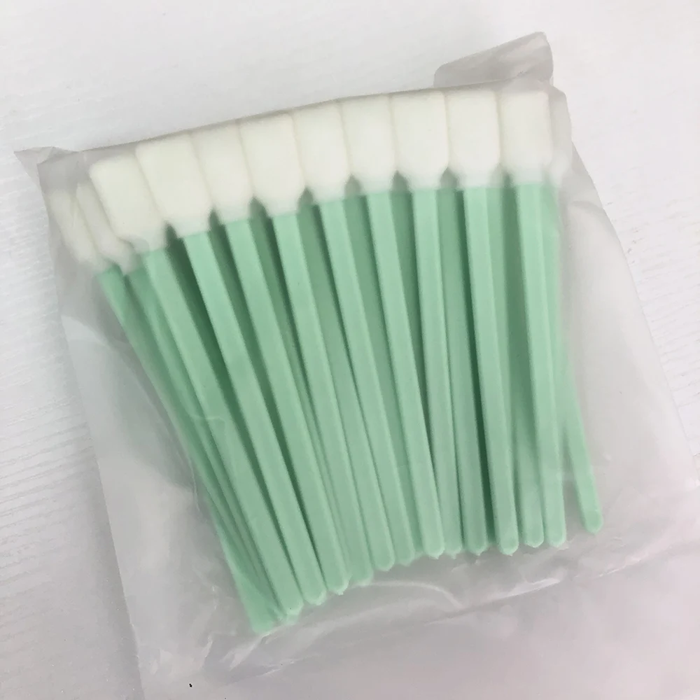 50PCS/100pcs/150pcs Cleaning Tool For Epson Roland Mimaki Mutoh Printhead Cleaning Sponge Cotton Swab Clean Brush