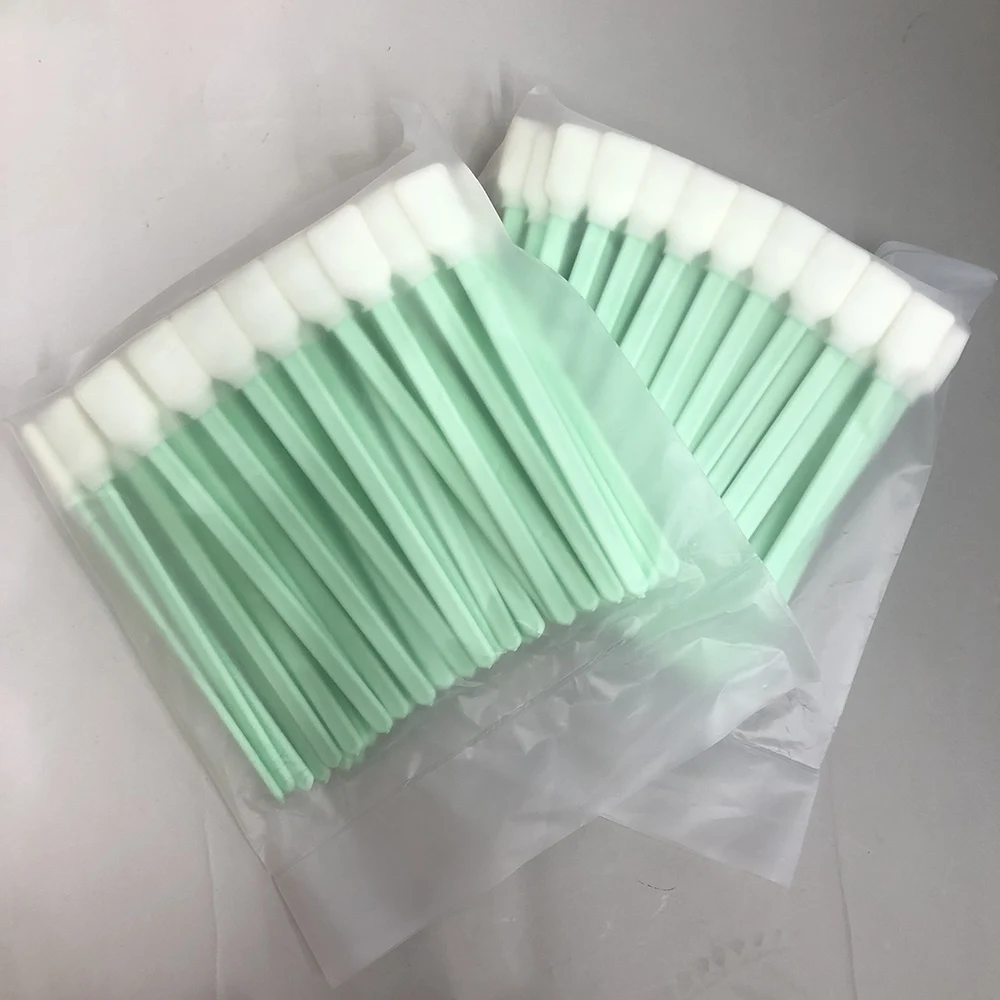 50PCS/100pcs/150pcs Cleaning Tool For Epson Roland Mimaki Mutoh Printhead Cleaning Sponge Cotton Swab Clean Brush