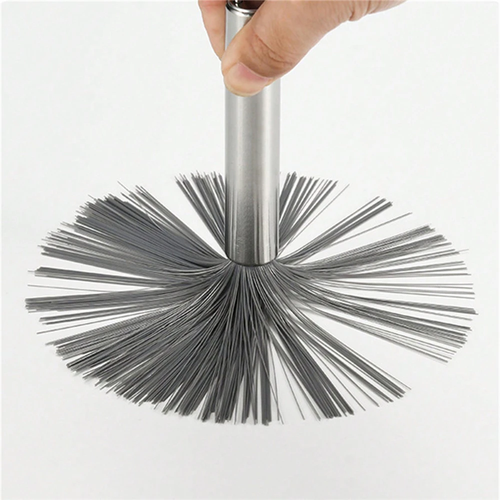 1/2Pcs Multi‑Functional Cleaning Brush with Steel Handle Household Cleaning Brush for Home Kitchen Bathroom
