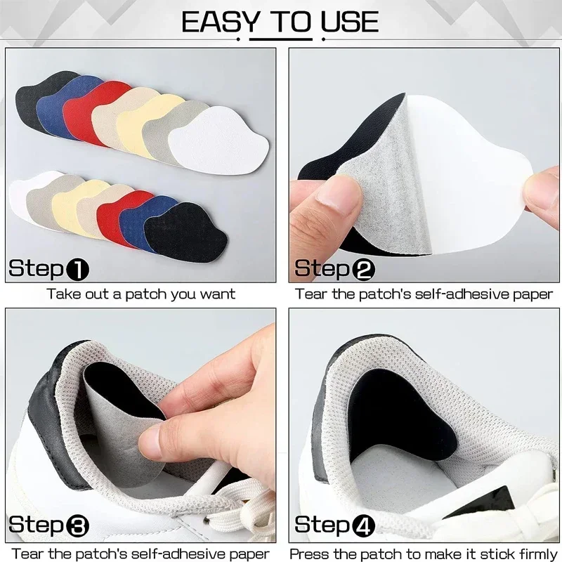 Sports Shoes Repair Stickers Heel Protector Anti-Wear Repair Holes Self-adhesive Patches Insoles Pad Foot Care Insert