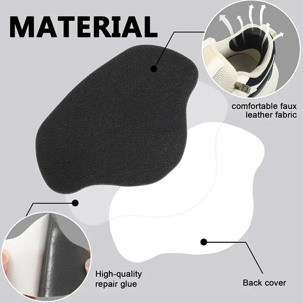 Sports Shoes Repair Stickers Heel Protector Anti-Wear Repair Holes Self-adhesive Patches Insoles Pad Foot Care Insert
