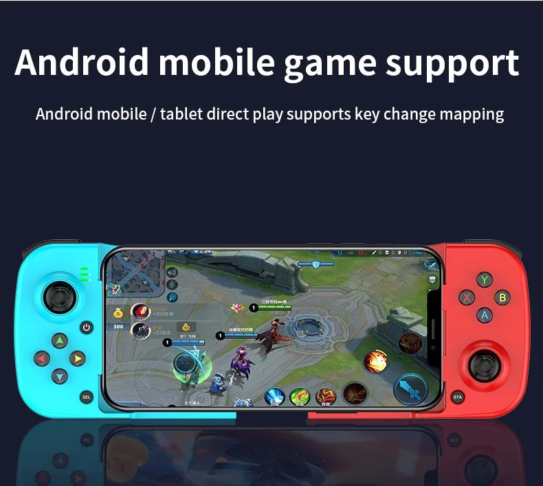 Bsp-D3 Wireless Stretchable Game Controller Bluetooth 5.0 Mobile Phone Gamepad Controller For Samsung Huawei Xiaomi Android IOS