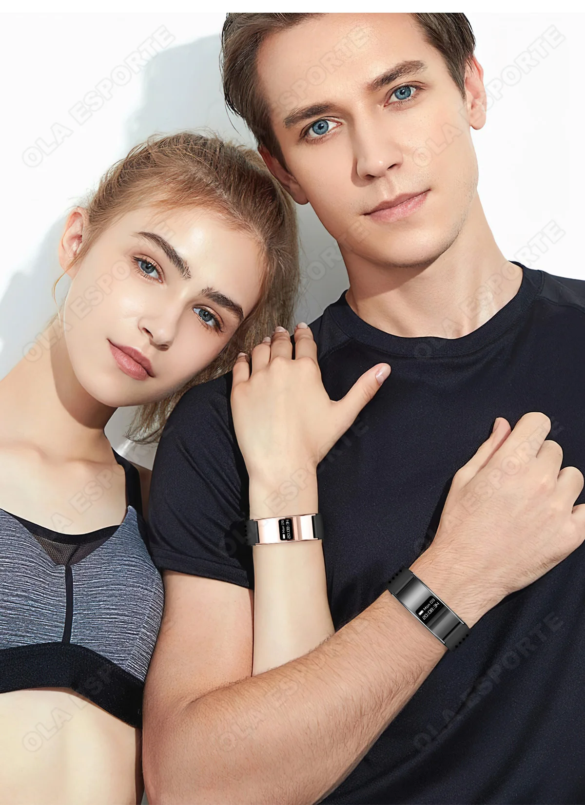 2026 New Smart Bracelet Ultra-thin Heart Rate Blood Oxygen Sleep Monitor IPX8 Waterproof Smart Watch Sports Women Men Band Ht30