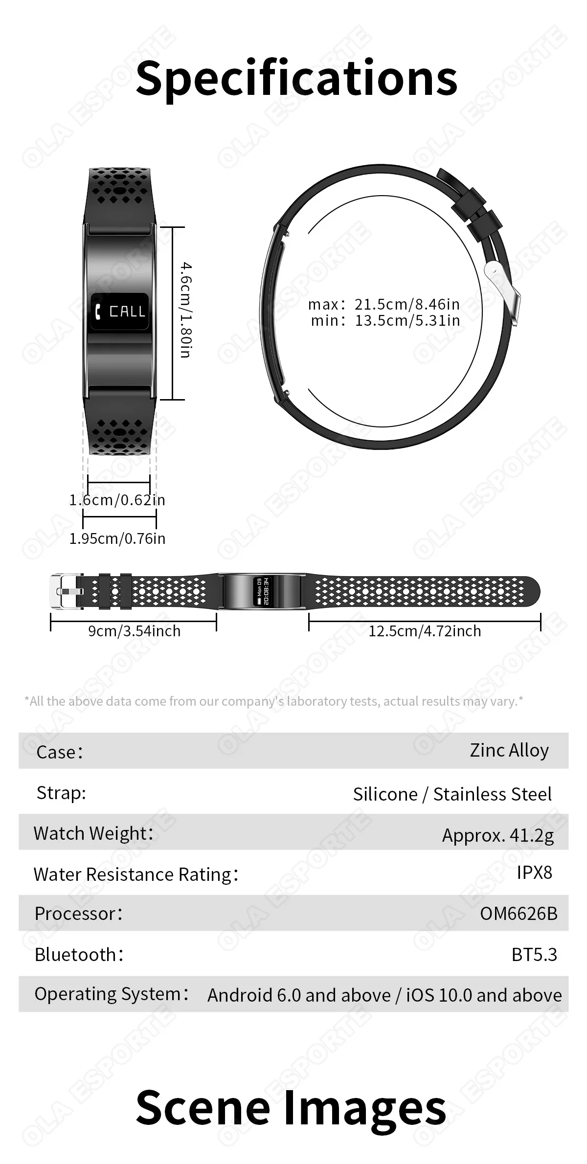 2026 New Smart Bracelet Ultra-thin Heart Rate Blood Oxygen Sleep Monitor IPX8 Waterproof Smart Watch Sports Women Men Band Ht30