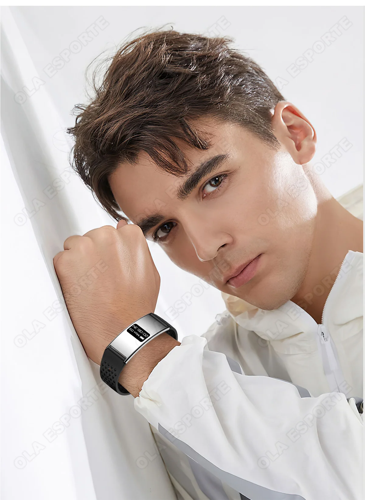 2026 New Smart Bracelet Ultra-thin Heart Rate Blood Oxygen Sleep Monitor IPX8 Waterproof Smart Watch Sports Women Men Band Ht30
